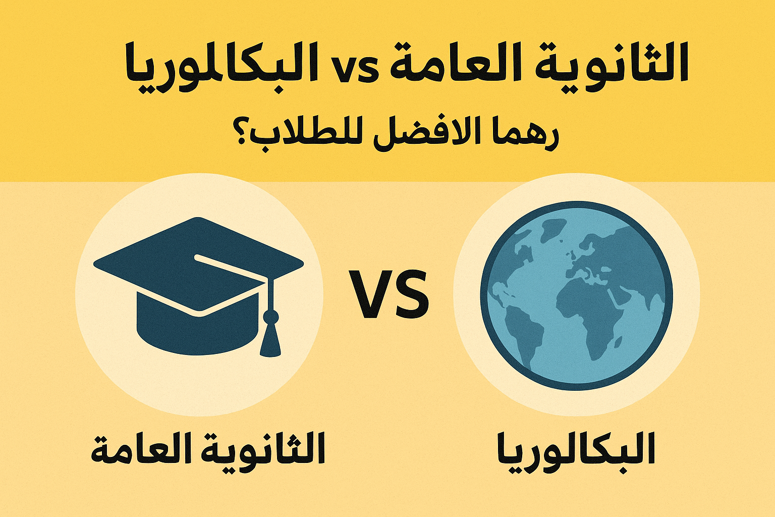 "اعرف الفرق الحقيقي بين الثانوية العامة والبكالوريا قبل ما تختار"