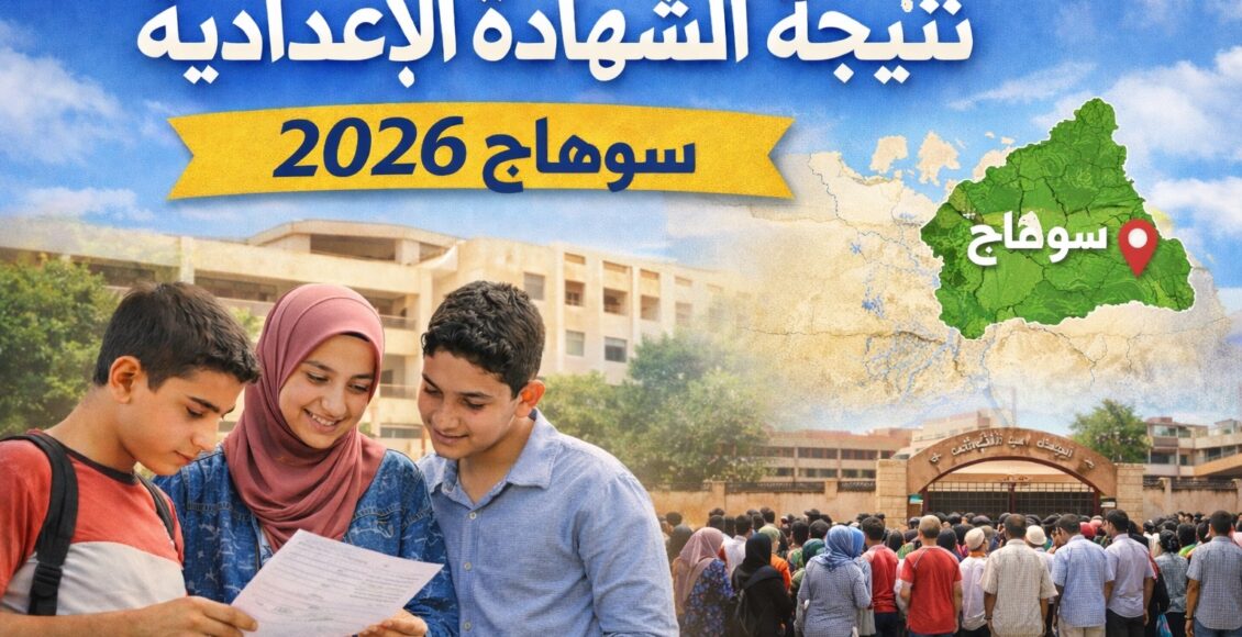 لينك مباشر.. نتيجة الصف الثالث الإعدادي محافظة سوهاج 2026