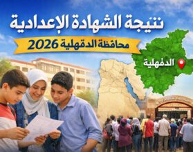 نتيجة الشهادة الإعدادية محافظة الدقهلية 2026