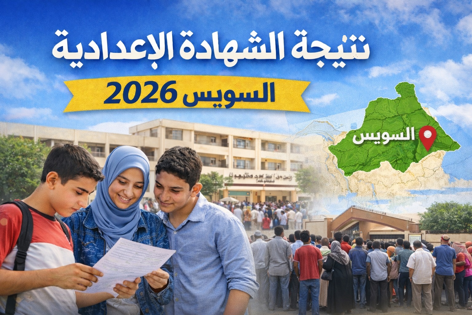 لينك مباشر.. نتيجة الصف الثالث الإعدادي محافظة السويس 2026