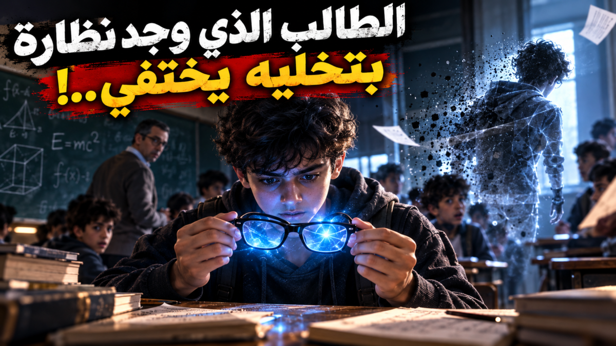 الطالب اللي لقى نضارة بتخليه يختفي.. لكن الصدمة كانت في الأنظمة التانية اللي جواها!