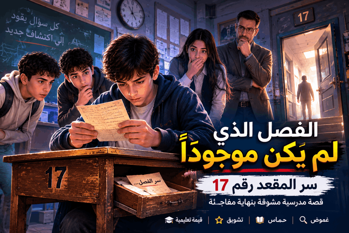 سر المقعد رقم 17 في المدرسة القديمة.. قصة مدرسية مشوقة لن تنساها